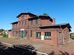 Bahnhof in Plau am See