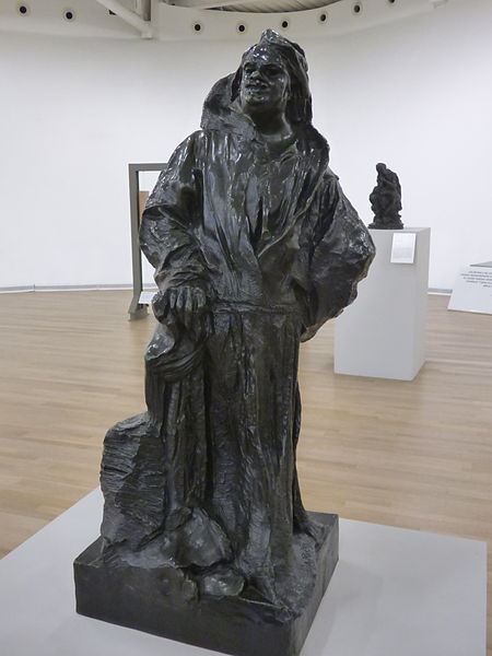 File:Balzac con hábito de monje dominico (1892) de Rodin en el Museo Soumaya.JPG
