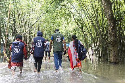 WFP took pre-emptive action to reduce the impact of floods in Bangladesh. Photo: WFP/Sayed Asif Mahmud