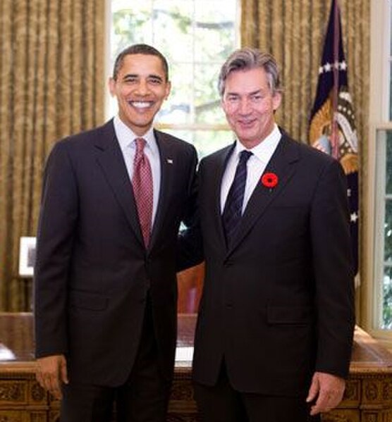 Doer with US President Barack Obama in 2009