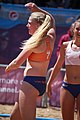 Deutsch: Beachhandball bei den Olympischen Jugendspielen 2018 in Buenos Aires; Tag 7, 13. Oktober 2018; Mädchen, Halbfinale – Niederlande-Kroatien 0:2 English: Beach handball at the 2018 Summer Youth Olympics in Buenos Aires at 13 October 2018 – Girls Semifinal – Netherlands-Croatia 0:2 Español: Handball de playa en los Juegos Olimpicos de la Juventud Buenos Aires 2018 en 13 de octubre de 2018 – Semifinales Femeninas - Países Bajos-Croacia 0:2