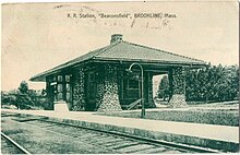 1910 postcard of Beaconsfield station Beaconsfield station 1910 postcard.jpg