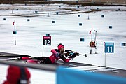 Deutsch: Biathlon bei den Olympischen Winter-Jugendspielen 2020 in Lausanne; Tag 2, 11. Januar 2020; Einzel männlich English: Biathlonl at the 2020 Winter Youth Olympics in Lausanne at 11 January 2020 – Individual men