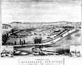 Bird's eye view of the Queensland Exhibition at Bowen Park, Brisbane, in 1876 (7642220658).jpg