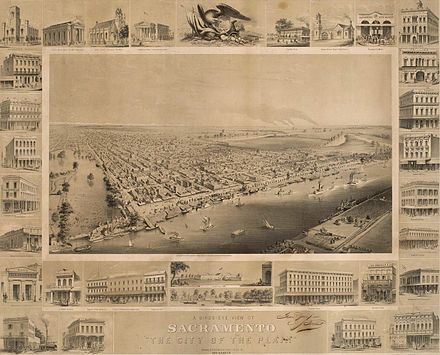 Sacramento en 1857.