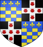 Escudo de armas de Claude-Anne de Rouvroy de Saint Simon