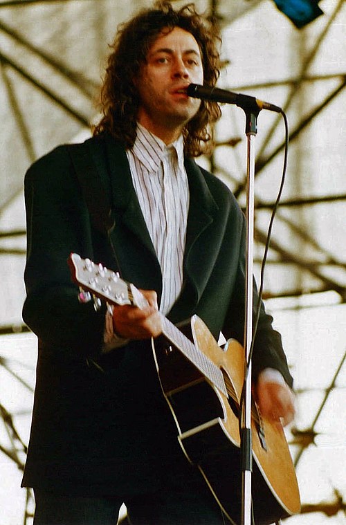 Bob Geldof, who successfully pitched the idea of the Live Aid concert to promoter Harvey Goldsmith