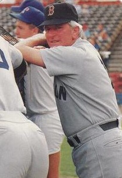 Red Sox manager John McNamara