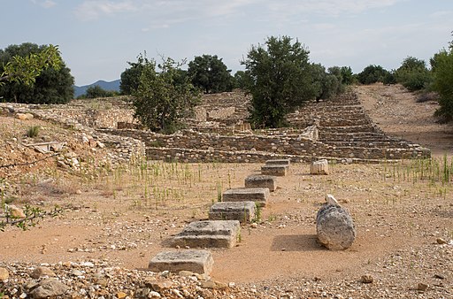 Bouleuterion in Olynthos 2