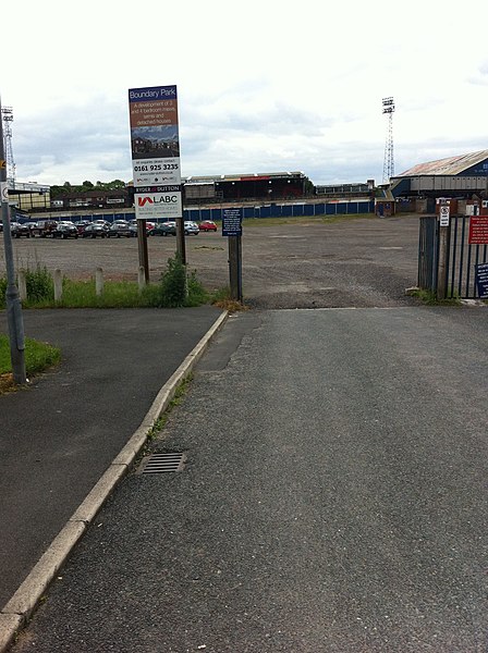 File:Boundary Park football ground carpark - geograph.org.uk - 2989639.jpg