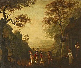 Recruiting Scene in a Landscape Setting