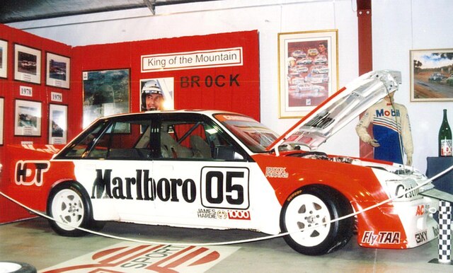 The race winning Brock/Perkins Holden Commodore