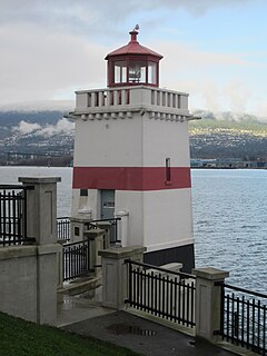 Brockton Point Lighthouse Brockton Point, Stanley Park, Vancouver (2012) - 1.JPG