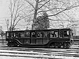 Triebwagen der Budapester Millenniums-U-Bahn von 1896.