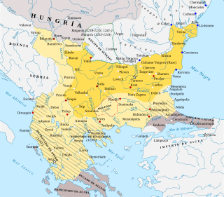 <span class="mw-page-title-main">Bulgarian Empire</span> Medieval empire in South-Eastern Europe