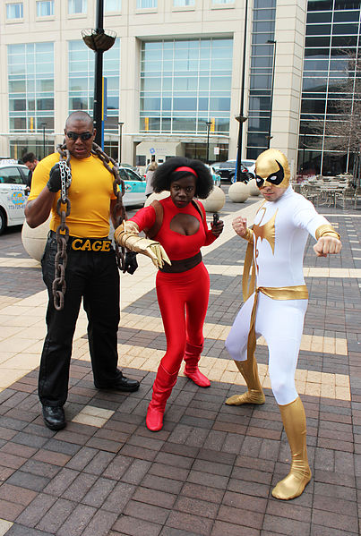 File:C2E2 2013 - Luke Cage, Misty Knight and Iron Fist (8690010683).jpg