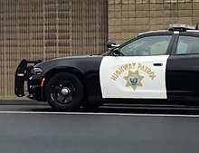 A CHP Dodge Charger California Highway Patrol Side of I-80.jpg