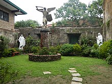 The Old site of Camiling's Meditation Garden is best visited during recollection and visita Iglesia Camiling,ChurchTarlacjf2135 04.JPG