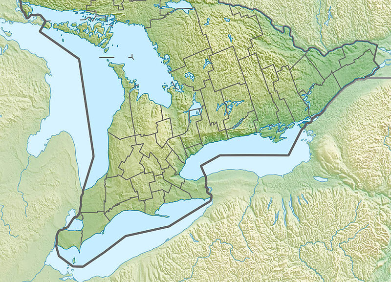 File:Canada Southern Ontario relief location map.jpg