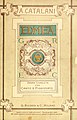 English: Catalani - Edmea - piano score, Ricordi 1889 - cover