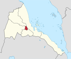 Lokasi di Eritrea