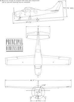 Cessna 210H Centurion 3-view line drawing.png