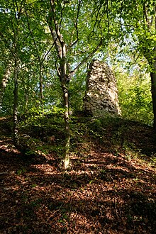 Vestige d'une tour du château de Frouard aux Rays