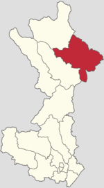 Location in Huairou District