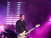 Christopher Wolstenholme wrote two songs on The 2nd Law, and was co-credited for music on Absolution. Chris Wolstenholme Lollapalooza 2007.jpg