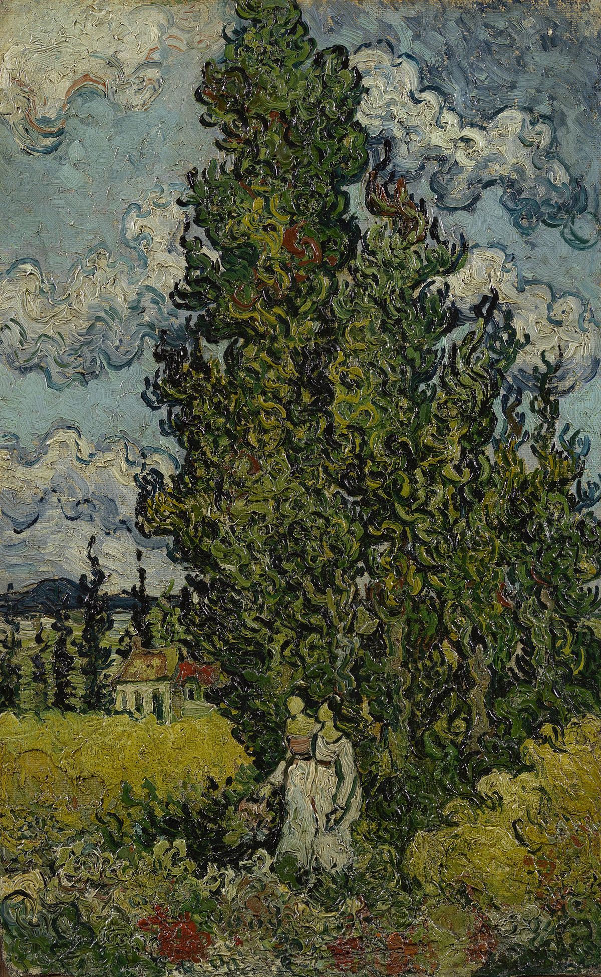 Datei Cipressen En Twee Vrouwen S0147v1962 Van Gogh Museum Jpg Wikipedia