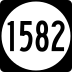 State Route 1582 marker