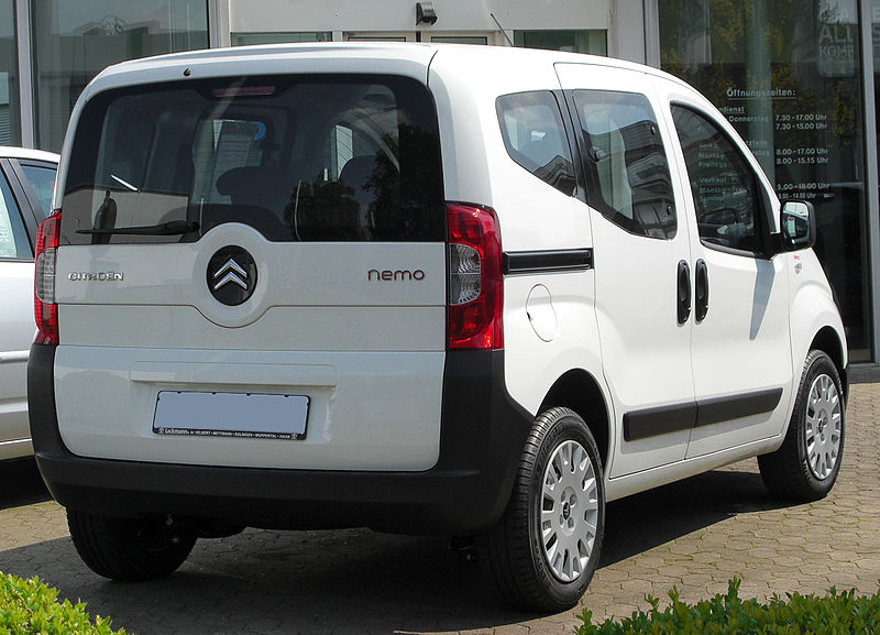 File:Citroën Nemo Combi Comfort Plus 1.4 Multispace rear 20100711.jpg