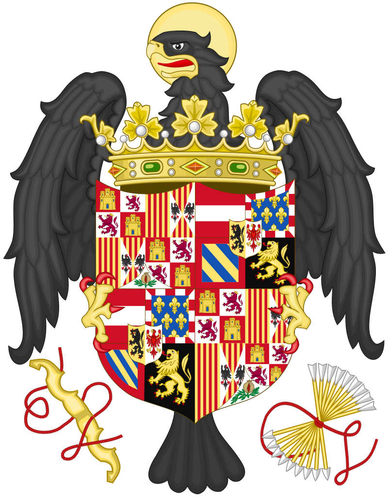 Coat of Arms of Queen Joanna of Castile with the Eagle of St. John.svg