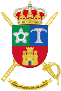 Coat of Arms of the First Construction Command "Centro" (COBRA-1) Infrastructures Directorate