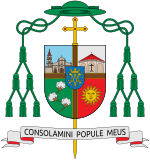 Coat of arms of Dennis Villarojo as Bishop of Malolos.svg