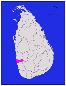 Distretto di Colombo – Localizzazione