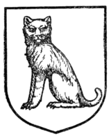 Fig. 334.—Cat-a-mountain sejant guardant.