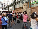 ]]. Pl. Llibertat (Barcelona). This is a photo of a building listed in the Catalan heritage register as Bé Cultural d'Interès Local (BCIL) under the reference 08019/2586. Object location 41° 23′ 59.46″ N, 2° 09′ 12.52″ E  View all coordinates using: OpenStreetMap