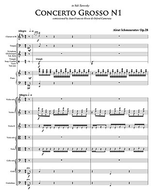 <span class="mw-page-title-main">Concerto Grosso N1 (Ichmouratov)</span> 2011 composition by Airat Ichmouratov