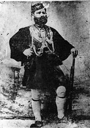 Ο Δραμινός Μακεδονομάχος οπλαρχηγός Κωνσταντίνος Ρίζος-Ξανθόπουλος (1880 - 1927).