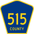 County Route 515 signo