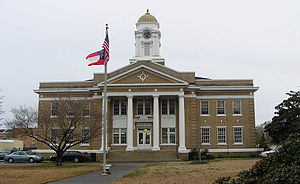 Gerechtsgebouw van Candler County, in Metter