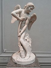 Cupid by Edme Bouchardon, 1744, marble - National Gallery of Art, Washington - DSC09968.JPG