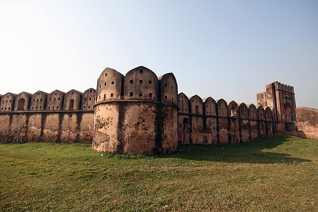 The Mughals built riverside fortifications with musket holes like in Hajiganj Fort.