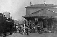 Leaksville (now Eden) station of Danville and Western Railroad, 1912 Danville and Western Leaksville.jpg
