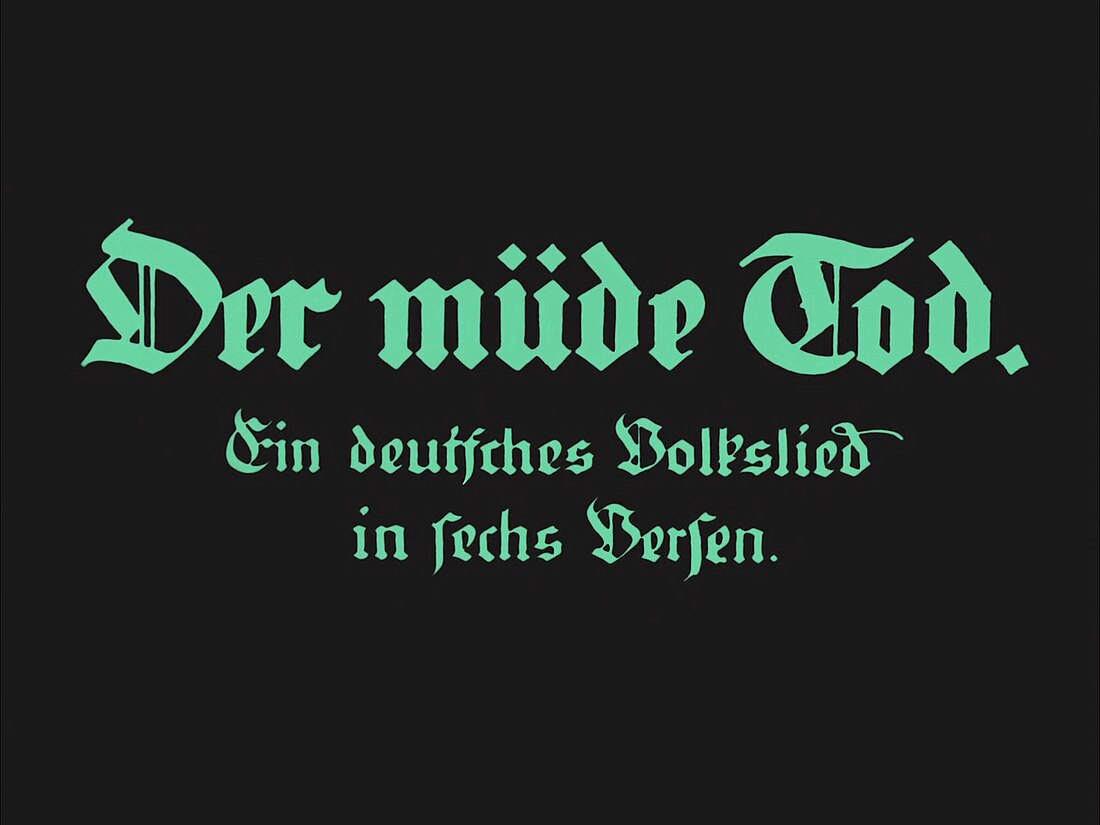 Der müde Tod