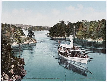 Lost Channel, 1000 Islands in 1901