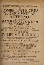 Миниатюра для Файл:Dissertationem metaphysicam de possibilitate creationis mundi ab aeterno, methodo mathematicorum conscriptam ... (IA b31958357).pdf