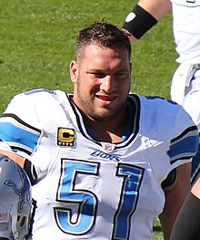 Dominic Raiola was one of the Lions' second-round selections in the 2001 draft. Dominic Raiola.JPG