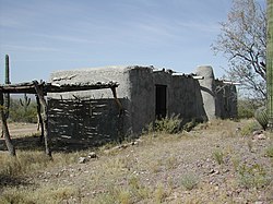 Dos Lomitas Ranch house at the National Monument